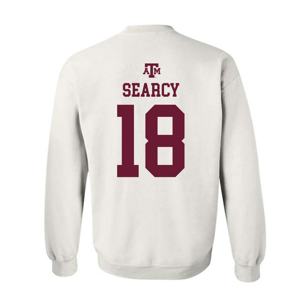 Texas A&M - NCAA Football : T.J. Searcy - White Out 2026 Crewneck Sweatshirt-1