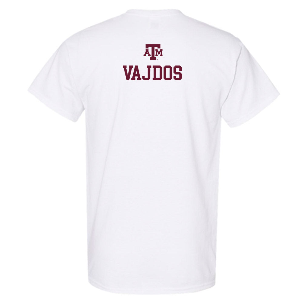 Texas A&M - NCAA Women's Track & Field : Ella Vajdos - White Out 2026 T-Shirt-1