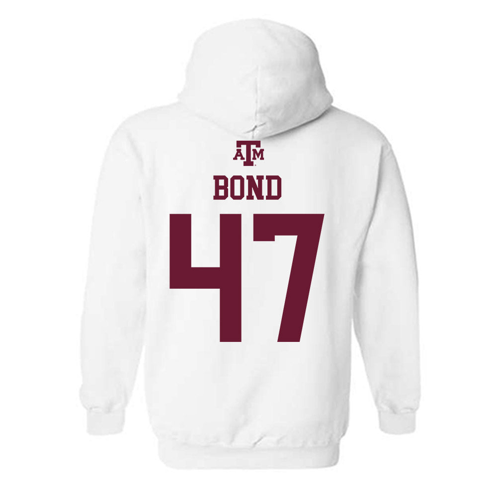 Texas A&M - NCAA Football : Randy Bond - White Out 2026 Hooded Sweatshirt-1