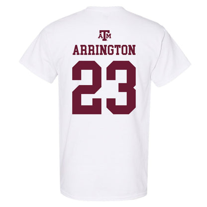 Texas A&M - NCAA Football : Brandon Arrington - White Out 2026 T-Shirt-1