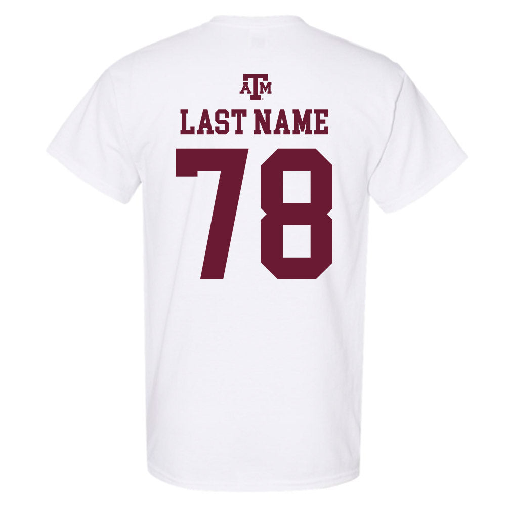 Texas A&M - NCAA Football : Dametrious Crownover - White Out 2026 T-Shirt-1