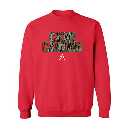 Arkansas - NCAA Baseball : Camden Kozeal - Graphic Crewneck Sweatshirt-0
