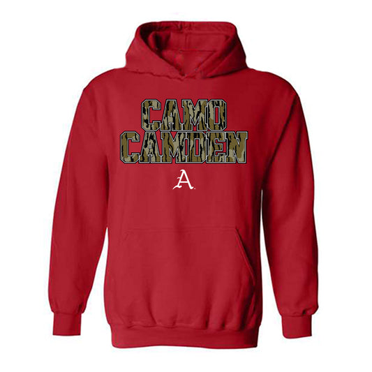 Arkansas - NCAA Baseball : Camden Kozeal - Graphic Hooded Sweatshirt-0