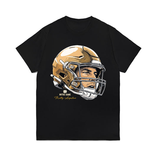Notre Dame - NCAA Football : Matty Augustine - Graphic Comfort Colors T-Shirt-0