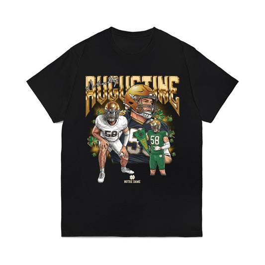 Notre Dame - NCAA Football : Matty Augustine - Collage Comfort Colors T-Shirt-0