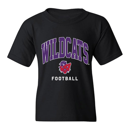 Linfield - NCAA Football : Sean Emberlin - Black Youth T-Shirt-0