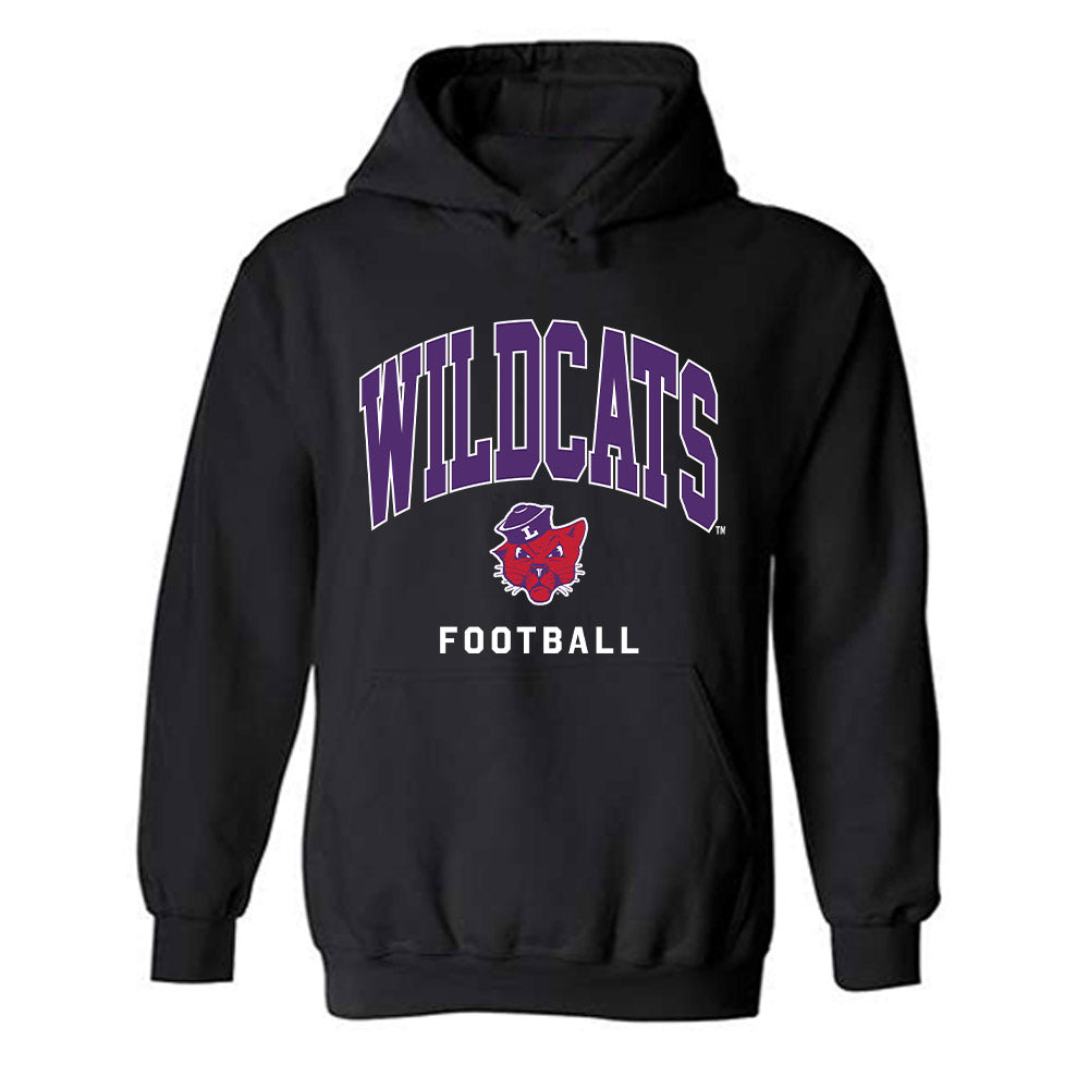 Linfield - NCAA Football : Sean Emberlin - Black Hooded Sweatshirt-0