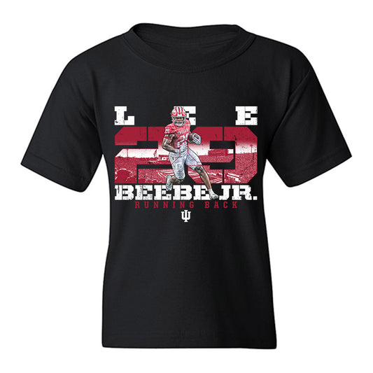 Indiana - NCAA Football : Lee Beebe Jr - Collage Youth T-Shirt-0