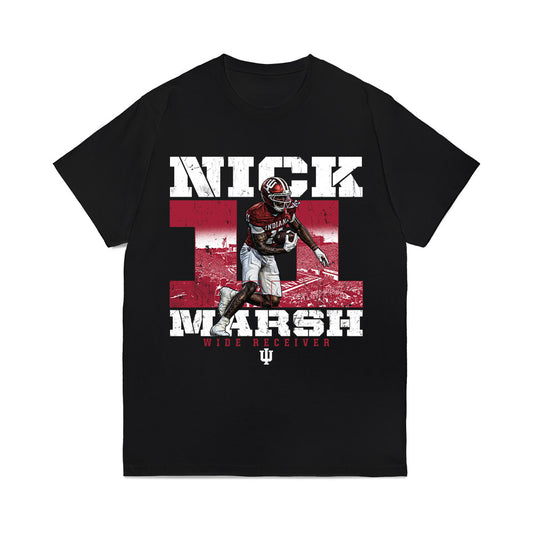 Indiana - NCAA Football : Nick Marsh - Collage Comfort Colors T-Shirt-0