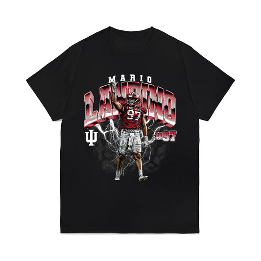 Indiana - NCAA Football : Mario Landino - Collage Comfort Colors T-Shirt-0