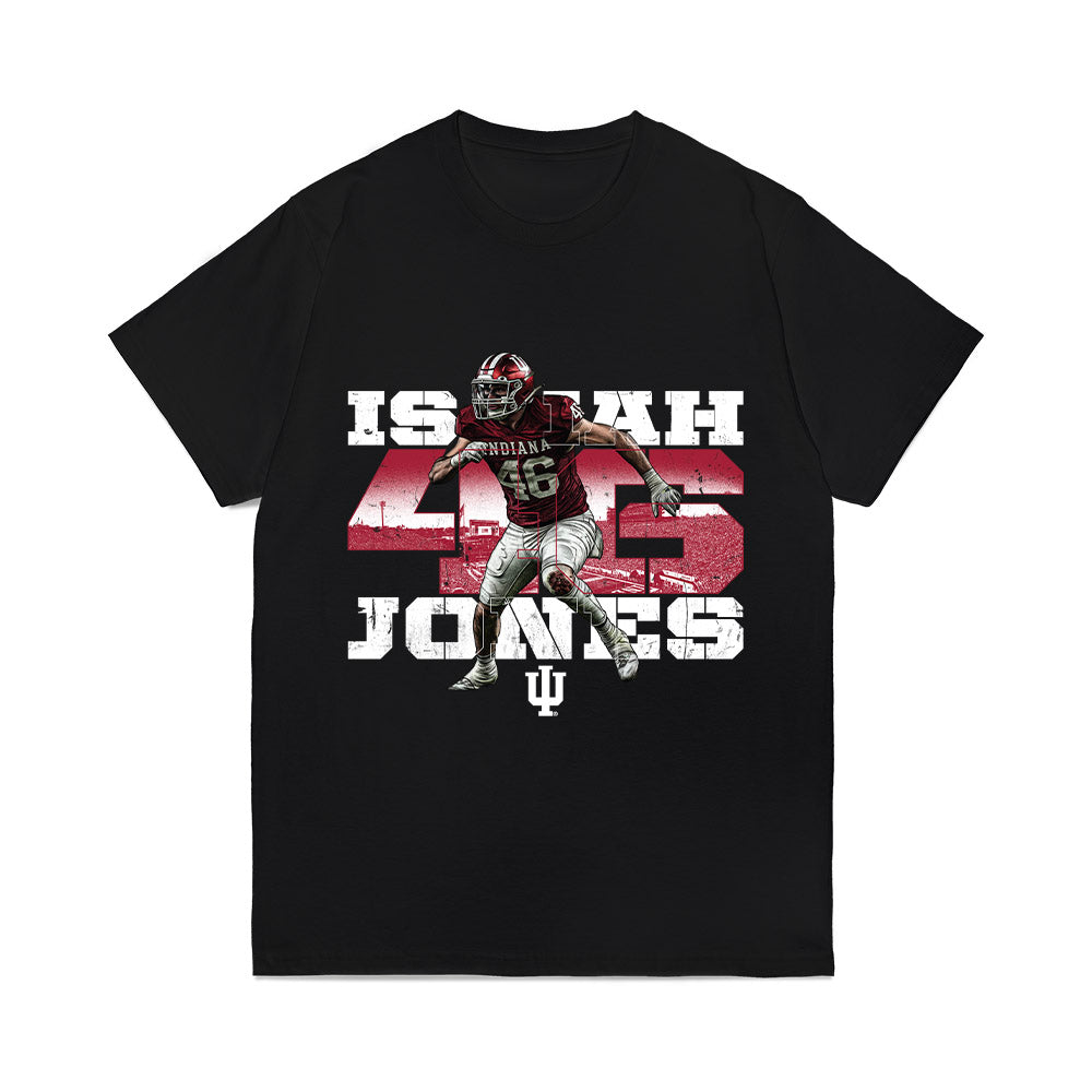 Indiana - NCAA Football : Isaiah Jones - Collage Comfort Colors T-Shirt-0