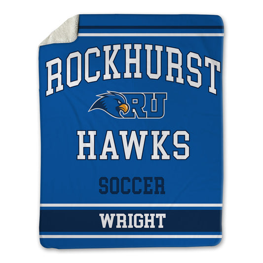Rockhurst - NCAA Men's Soccer : Jaxon Wright - Blanket-0