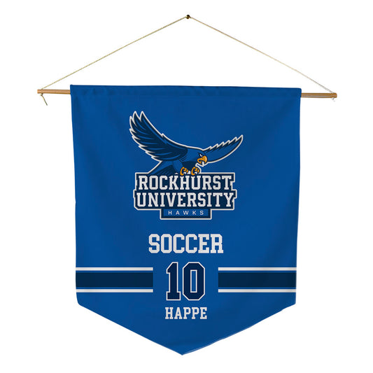 Rockhurst - NCAA Women's Soccer : Izzy Happe - Pennant - 18" x 21"-0