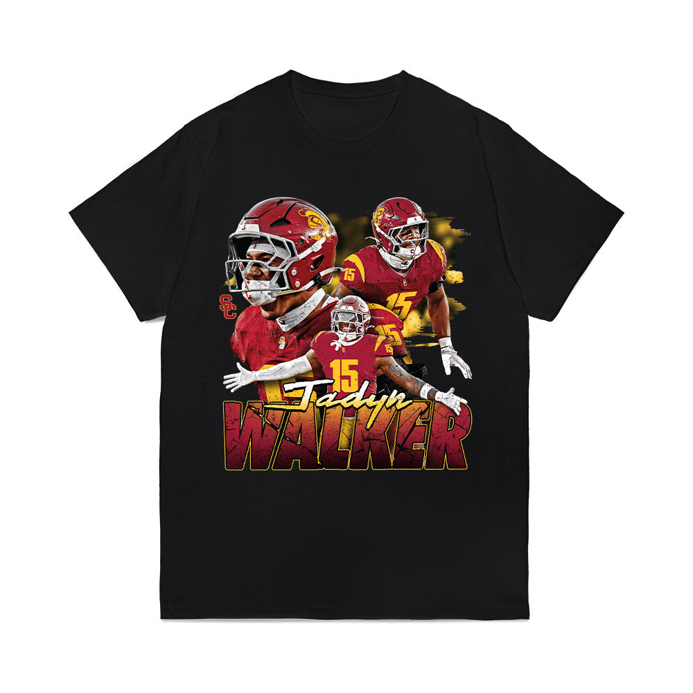 USC - NCAA Football : Jadyn Walker - Collage Comfort Colors T-Shirt-0