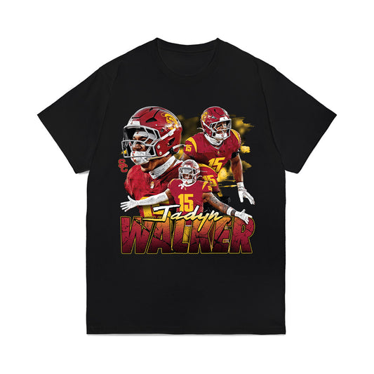 USC - NCAA Football : Jadyn Walker - Collage Comfort Colors T-Shirt-0
