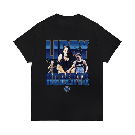 Grand Valley - NCAA Wrestling : Libby Roberts - Collage Comfort Colors T-Shirt-0