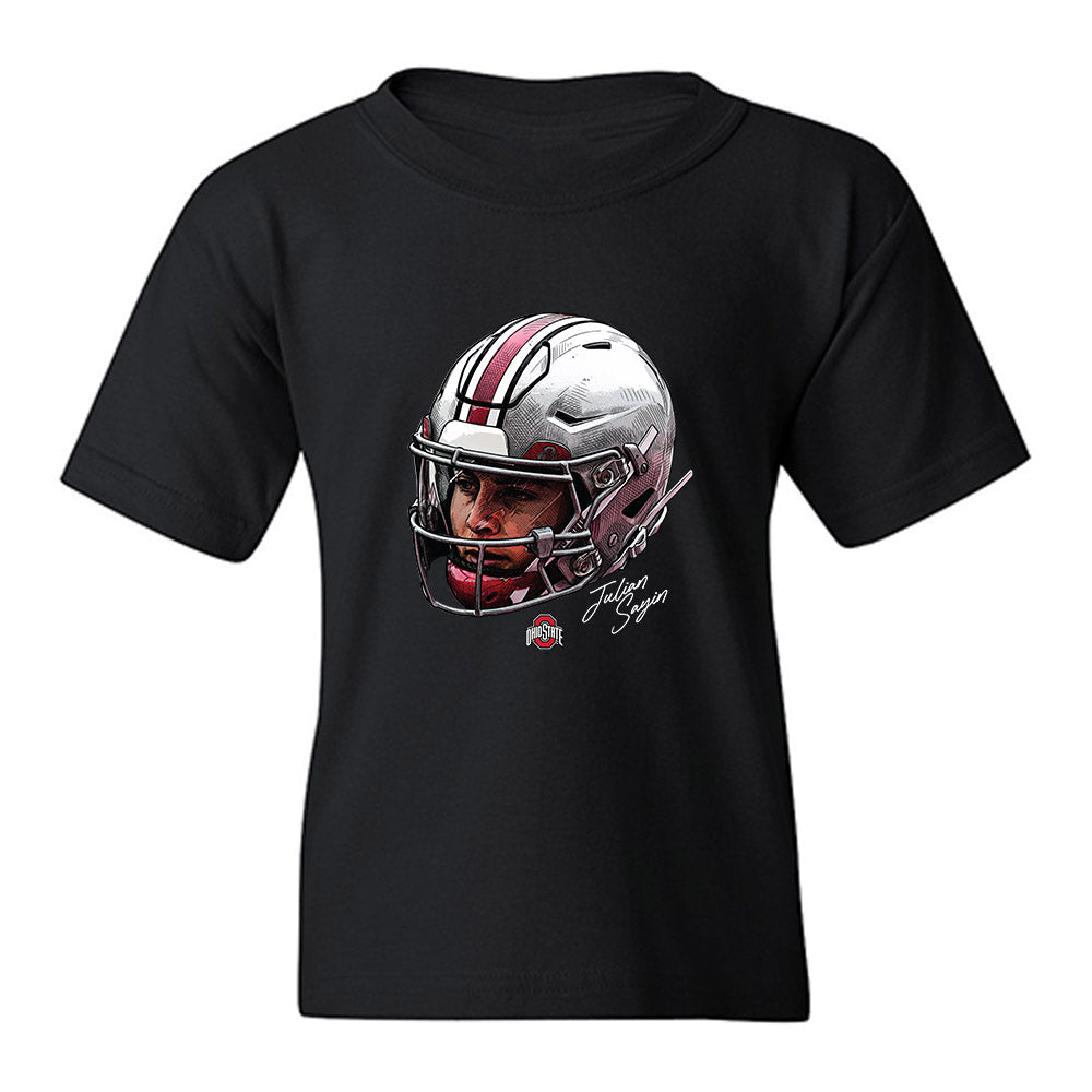 Ohio State - NCAA Football : Julian Sayin - Graphic Youth T-Shirt-0