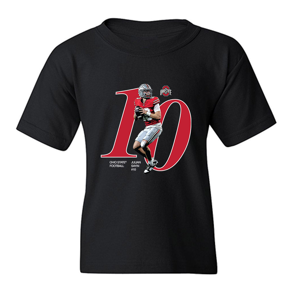 Ohio State - NCAA Football : Julian Sayin - Breakthrough Youth T-Shirt-0