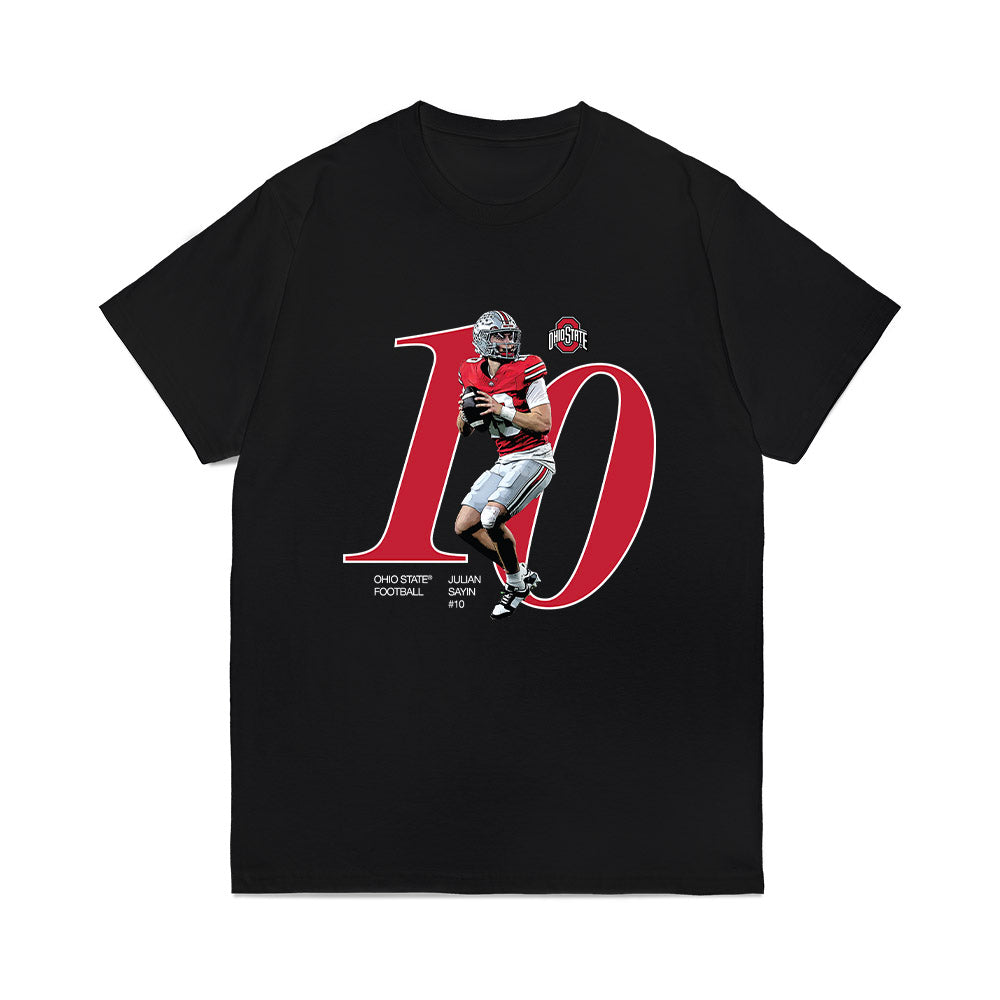 Ohio State - NCAA Football : Julian Sayin - Breakthrough Comfort Colors T-Shirt-0