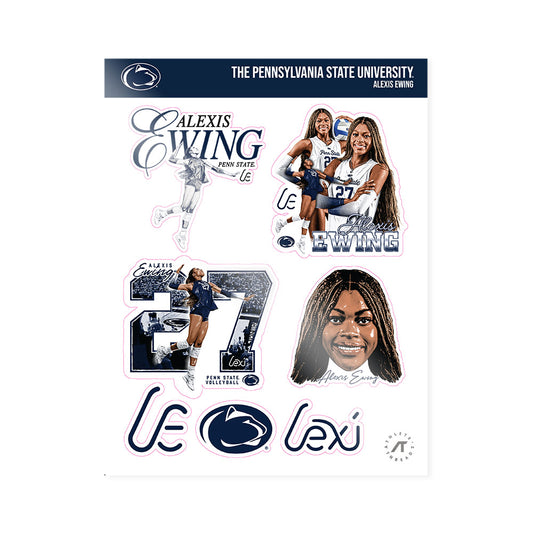 Penn State - NCAA Womens Volleyball : Alexis Ewing - Sticker Sheet-0