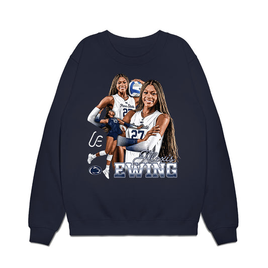 Penn State - NCAA Womens Volleyball : Alexis Ewing - Collage Premium Crewneck Sweatshirt-0