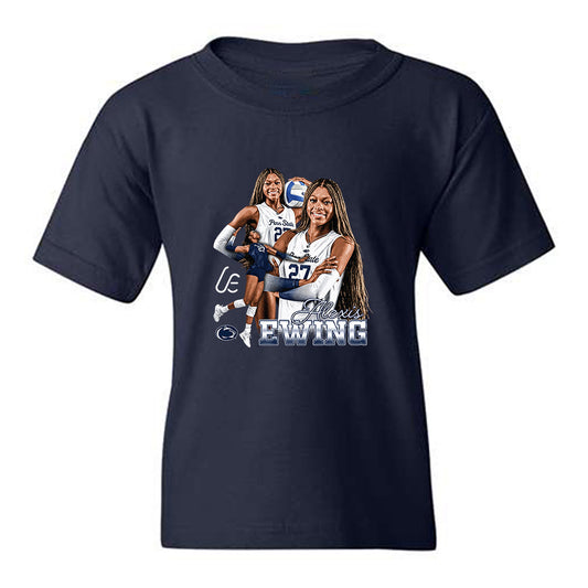 Penn State - NCAA Womens Volleyball : Alexis Ewing - Collage Youth T-Shirt-0