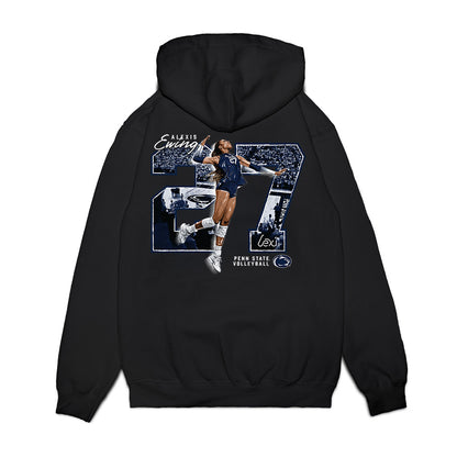 Penn State - NCAA Womens Volleyball : Alexis Ewing - Graphic Premium Hooded Sweatshirt-1