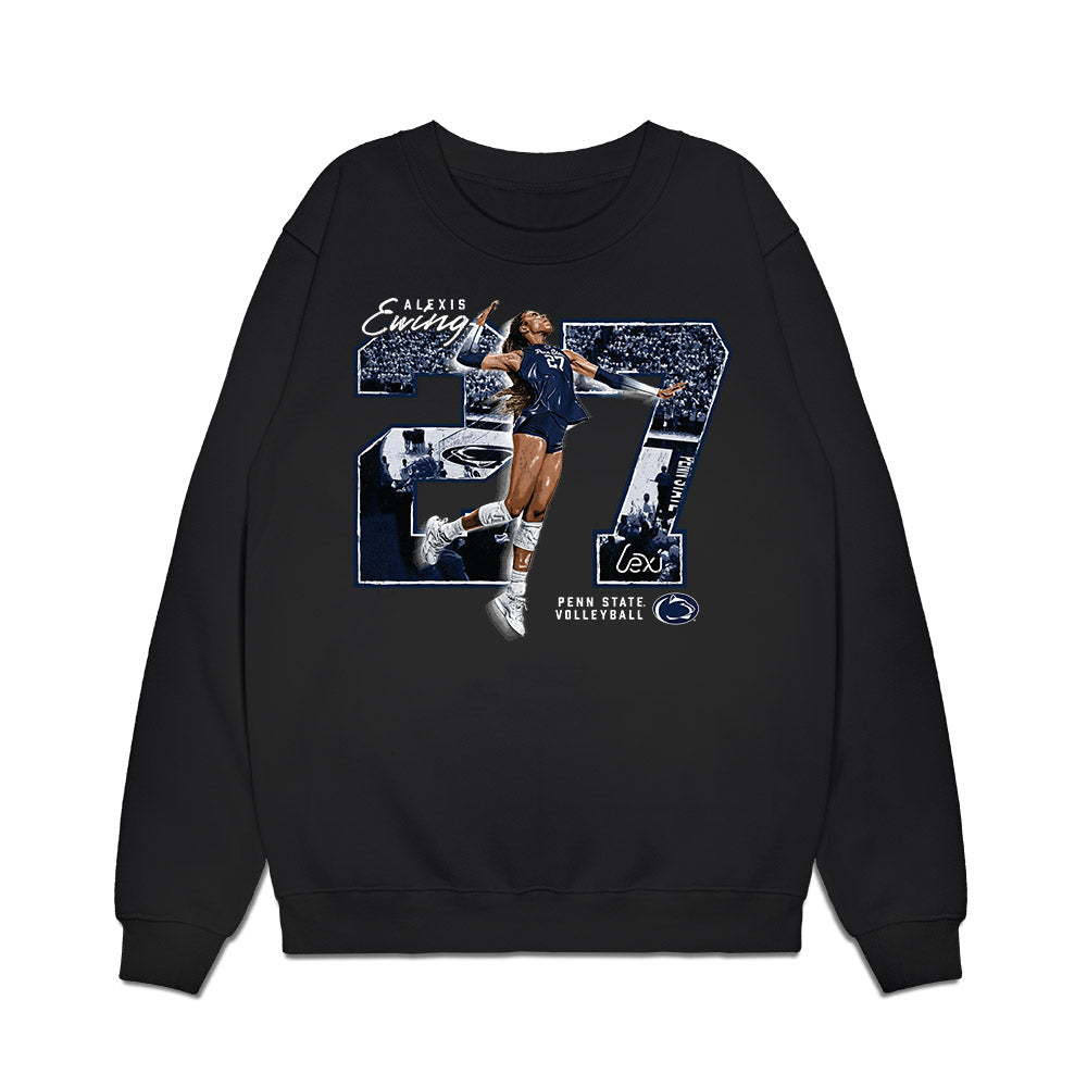 Penn State - NCAA Womens Volleyball : Alexis Ewing - Graphic Premium Crewneck Sweatshirt-0