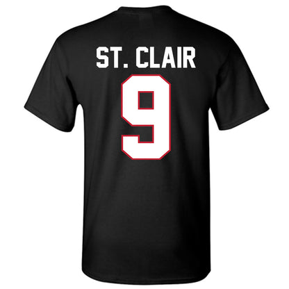 Ohio State - NCAA Football : Tavien St. Clair - Black T-Shirt-1