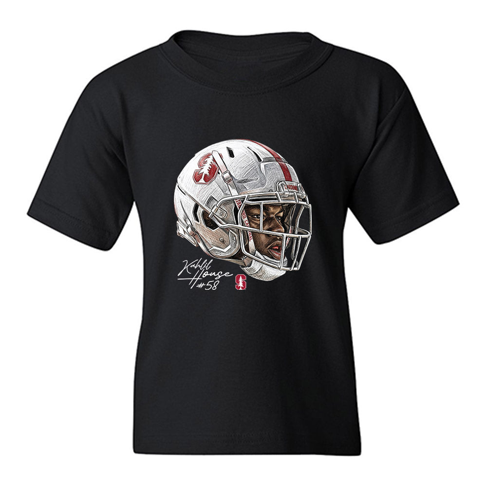 Stanford - NCAA Football : kahlil house - Game Face Youth T-Shirt-0