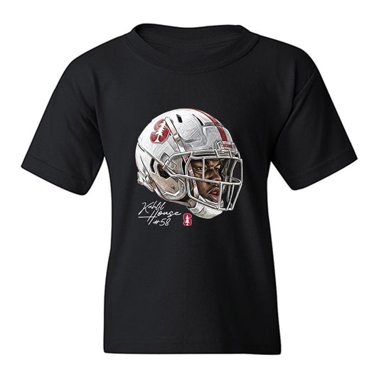 Stanford - NCAA Football : kahlil house - Game Face Youth T-Shirt-0