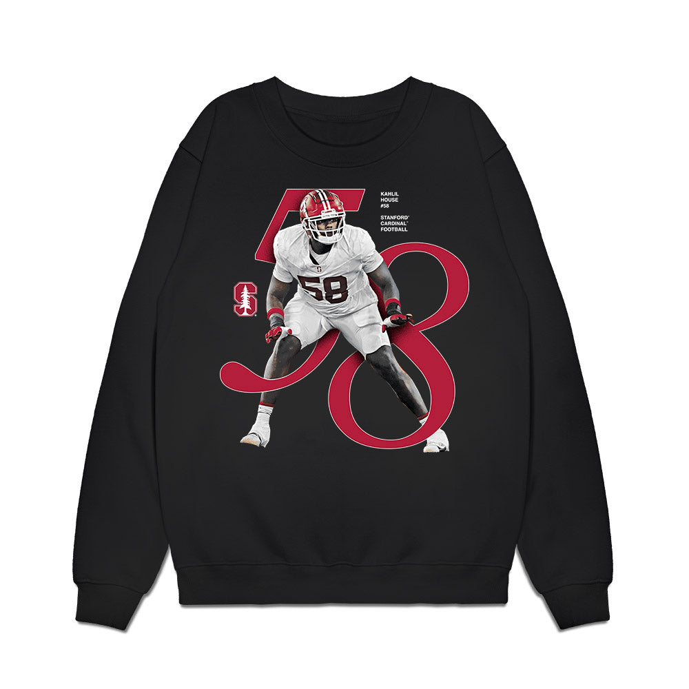 Stanford - NCAA Football : kahlil house - Breakthrough Series Premium Crewneck Sweatshirt-0