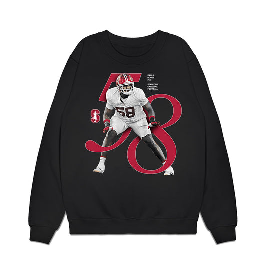 Stanford - NCAA Football : kahlil house - Breakthrough Series Premium Crewneck Sweatshirt-0