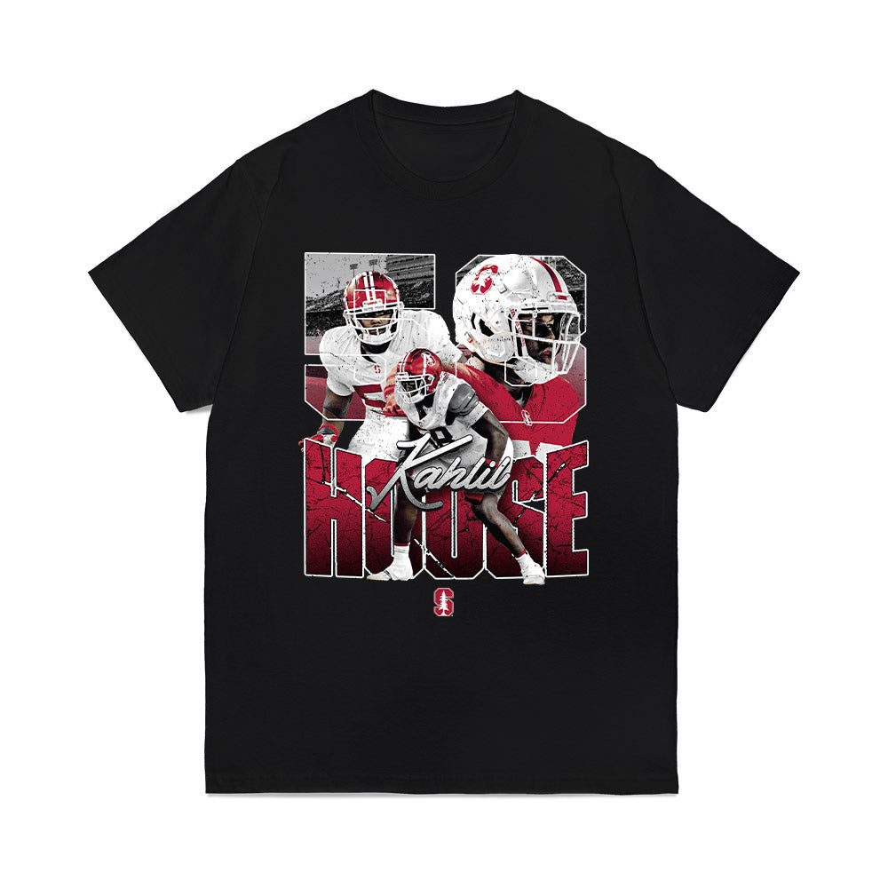 Stanford - NCAA Football : kahlil house - Collage Comfort Colors T-Shirt-0
