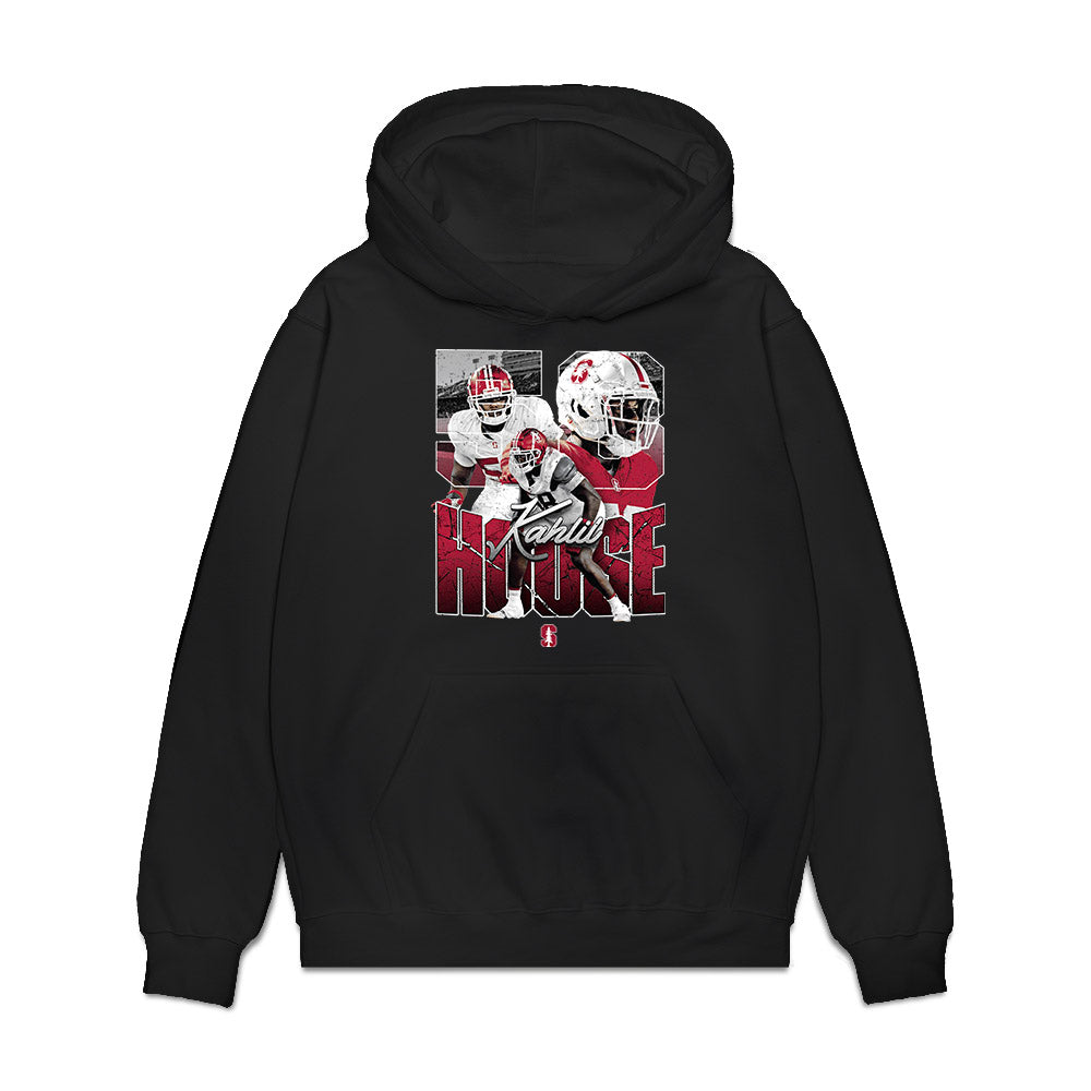 Stanford - NCAA Football : kahlil house - Collage Premium Hooded Sweatshirt-0