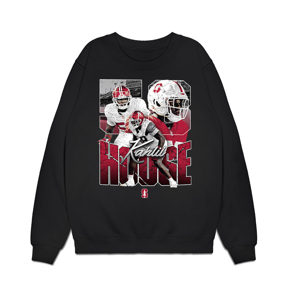 Stanford - NCAA Football : kahlil house - Collage Premium Crewneck Sweatshirt-0