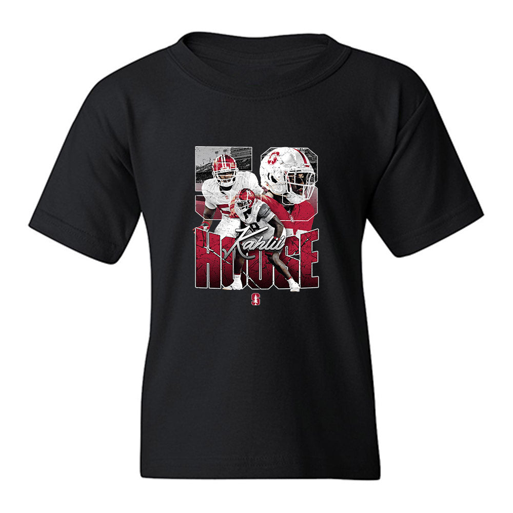 Stanford - NCAA Football : kahlil house - Collage Youth T-Shirt-0