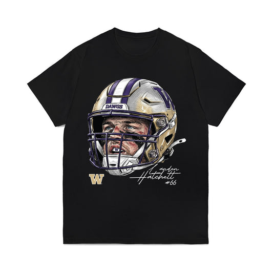Washington - NCAA Football : Landen Hatchett - Graphic Comfort Colors T-Shirt-0