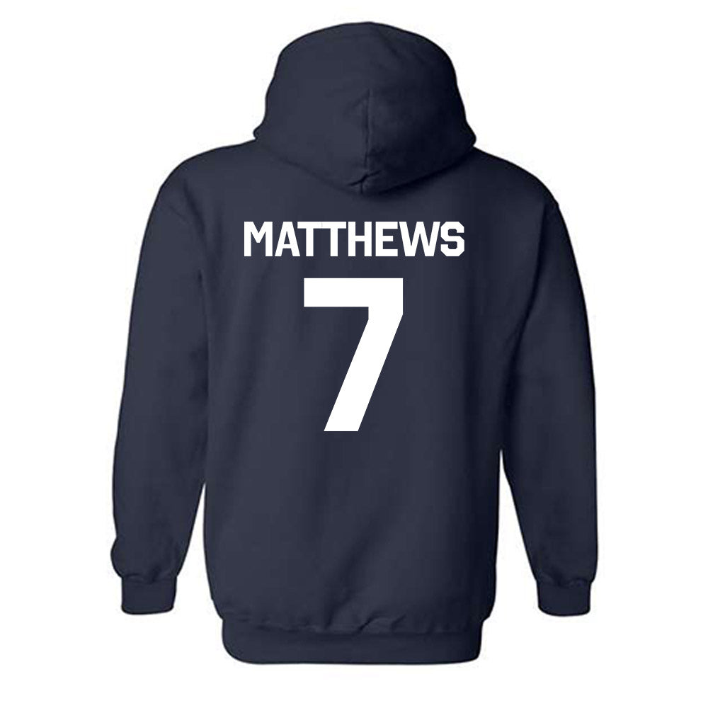 Penn State - NCAA Men's Lacrosse : Ayden Matthews - Classic Shersey Hooded Sweatshirt-1