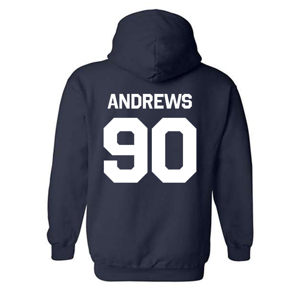 Penn State - NCAA Football : Liam Andrews - Classic Shersey Hooded Sweatshirt-1