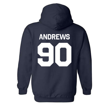 Penn State - NCAA Football : Liam Andrews - Classic Shersey Hooded Sweatshirt-1