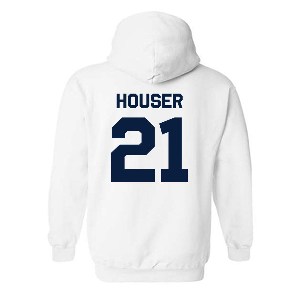 Penn State - NCAA Men's Basketball : Justin Houser - Classic Shersey Hooded Sweatshirt-1