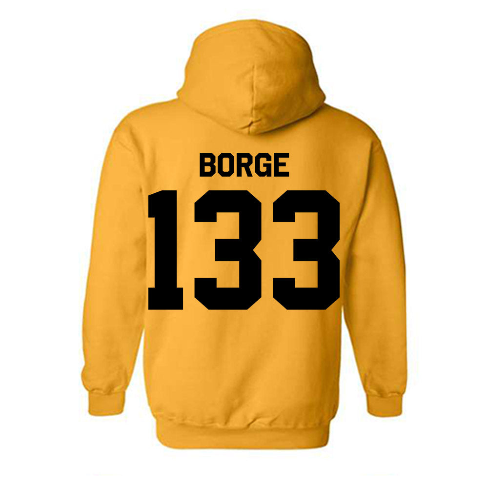 Missouri - NCAA Wrestling : Zion Borge - Classic Shersey Hooded Sweatshirt-1