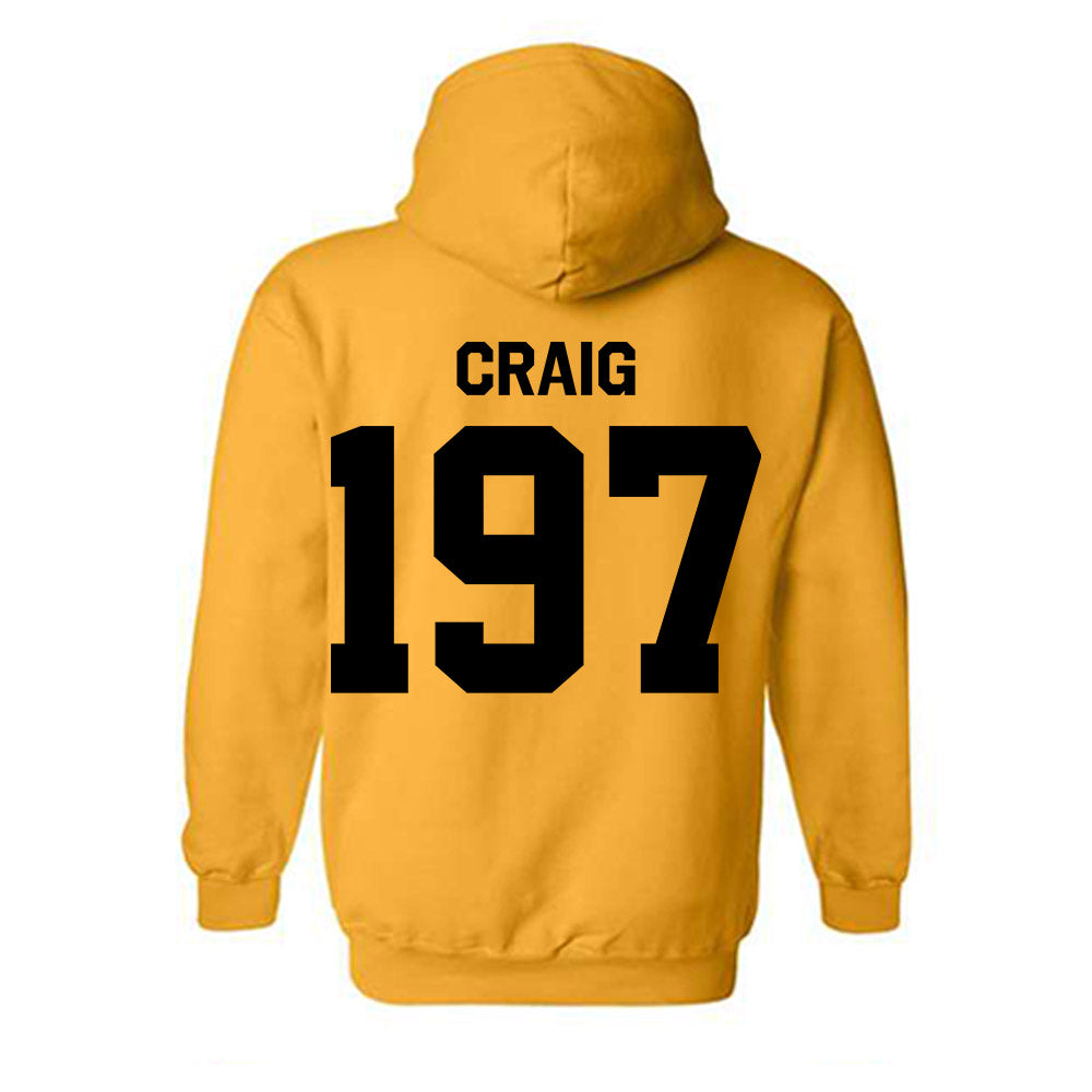 Missouri - NCAA Wrestling : Trey Craig - Classic Shersey Hooded Sweatshirt-1