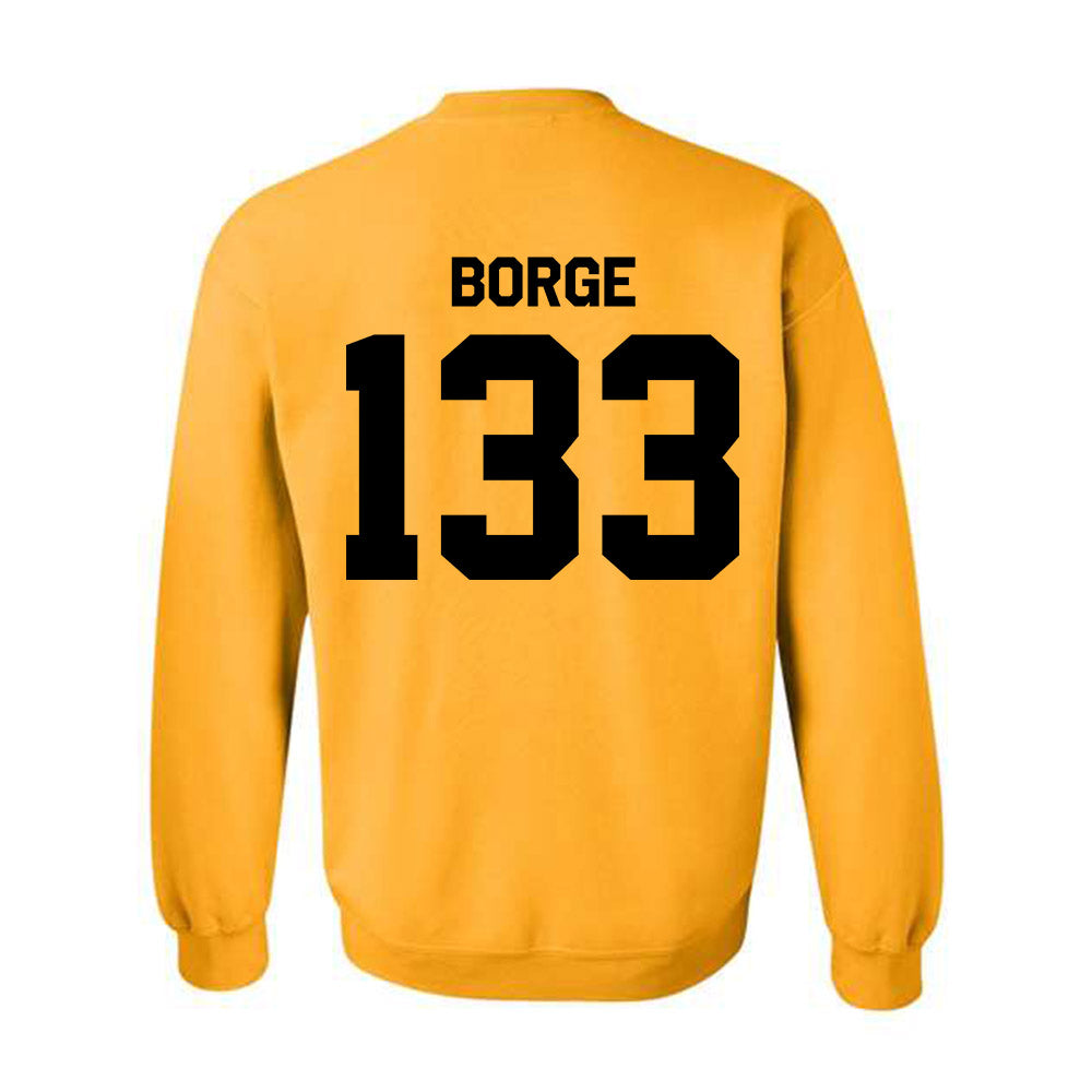 Missouri - NCAA Wrestling : Zion Borge - Classic Shersey Crewneck Sweatshirt-1