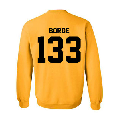 Missouri - NCAA Wrestling : Zion Borge - Classic Shersey Crewneck Sweatshirt-1