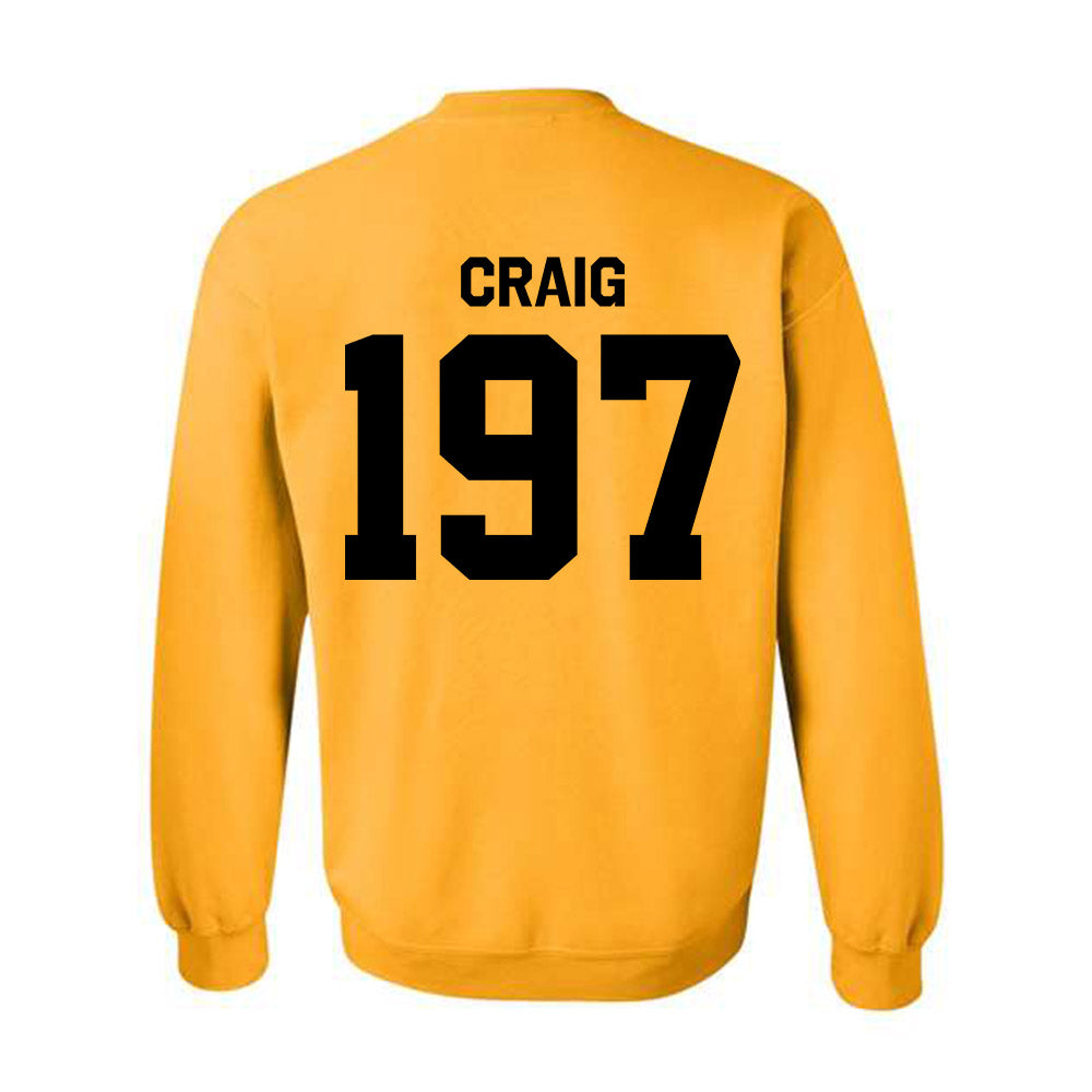 Missouri - NCAA Wrestling : Trey Craig - Classic Shersey Crewneck Sweatshirt-1