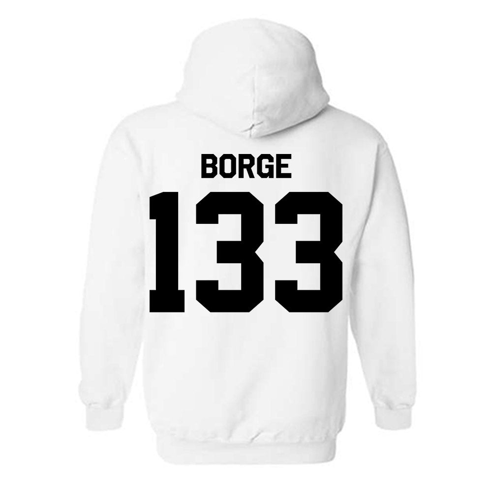 Missouri - NCAA Wrestling : Zion Borge - Classic Shersey Hooded Sweatshirt-1