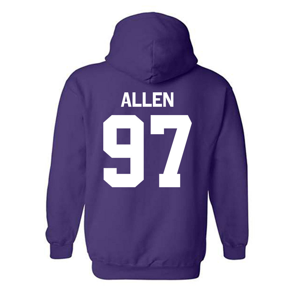 North Alabama - NCAA Football : Trace Allen - Classic Shersey Hooded Sweatshirt-1