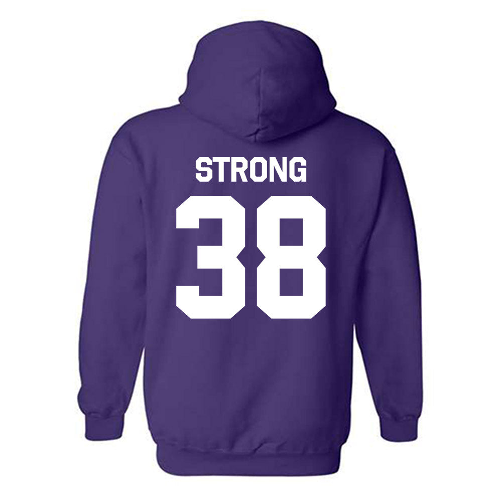 North Alabama - NCAA Football : Nic Strong - Classic Shersey Hooded Sweatshirt-1
